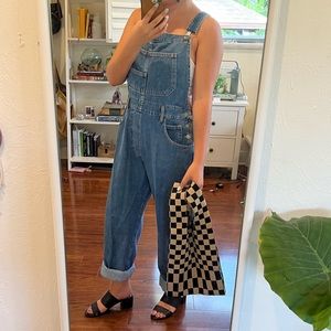 DEHOME Checkered Woven Tote Bag